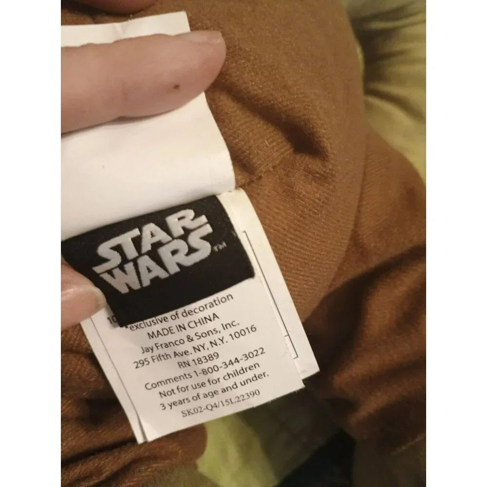 Yoda Disney Star Wars Plush 18 Inches New‎ Cuddle Bed Pillow